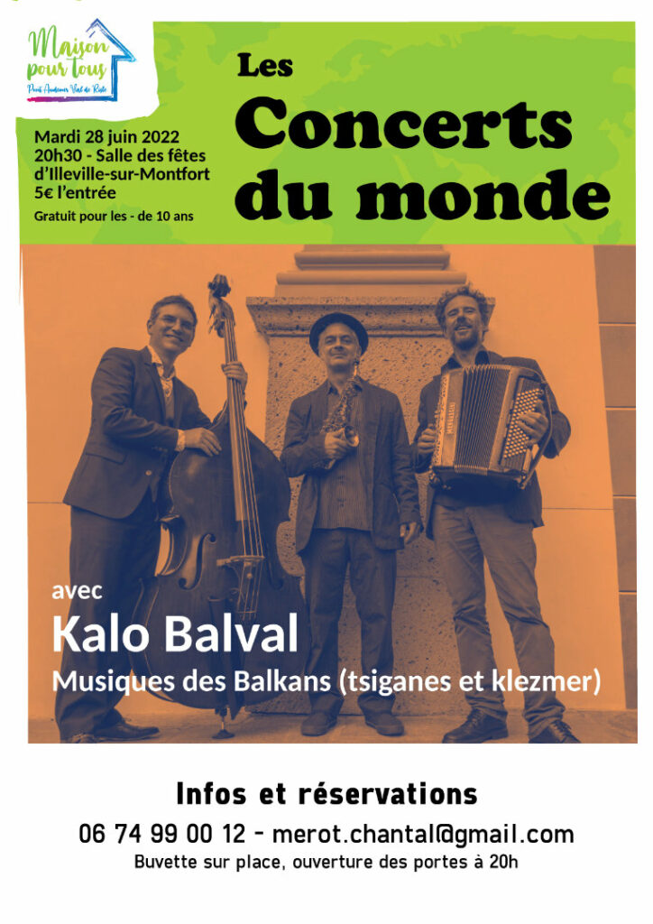 Affiche "Les concerts du monde"